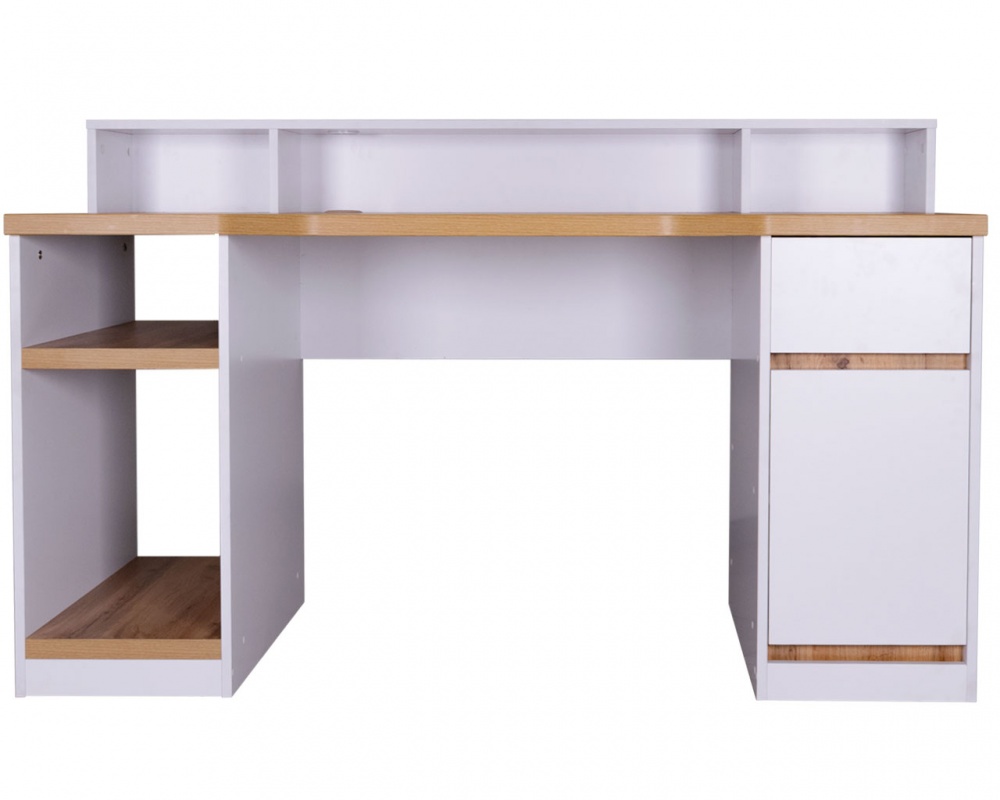 Стол письменный DC Фоджа 750х1550х700 мм нимфея альба/дуб тахо