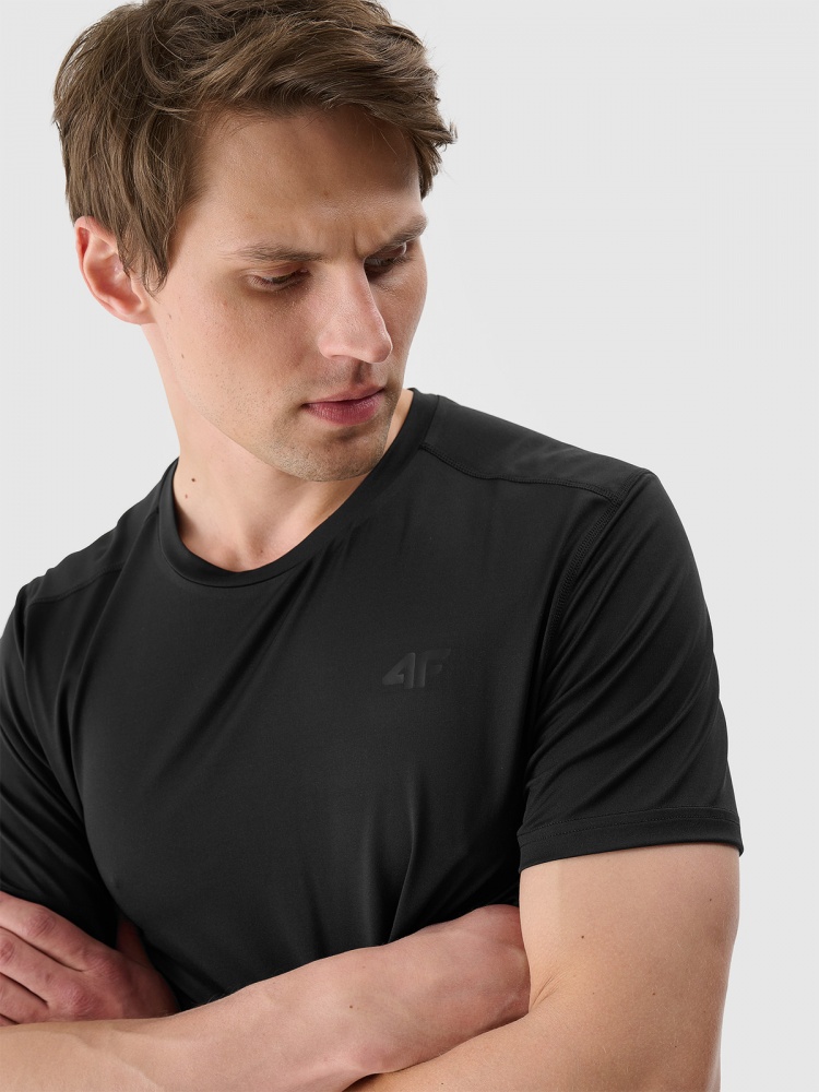 Футболка 4F TSHIRT FNK M1343 4FWSS25TFTSM1343-20S р.M чорний