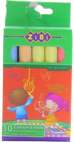 Крейда кольорова 6700-99, 10 шт.