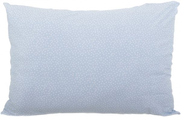 Набор наволочек Снежинки 70x50 см голубой с принтом Homeline 