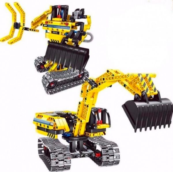 Конструктор QiHui Строительная техника Экскаватор 6801