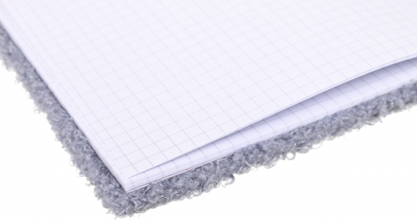 Книга для записей с маской для сна А5 серый