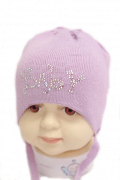 Шапочка дитяча Kraft р.36-38 бузковий 0740 