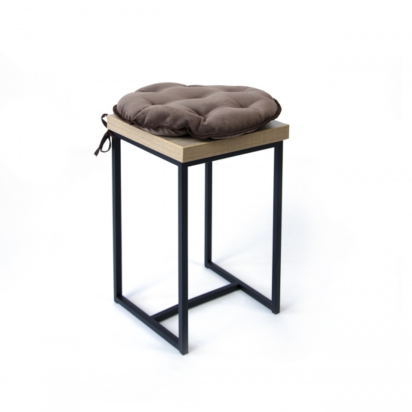 Подушка декоративна Соната темно-коричнева 400х400