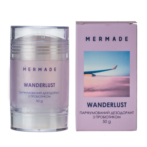 Дезодорант парфюмированный унисекс Mermade с пробиотиком Wanderlust 50 мл