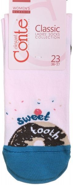 Шкарпетки Conte CLASSIC 7С-22СП 115 р. 23 світло-рожевий 