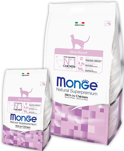 Корм Monge Cat Breeder Sterilised 10 кг