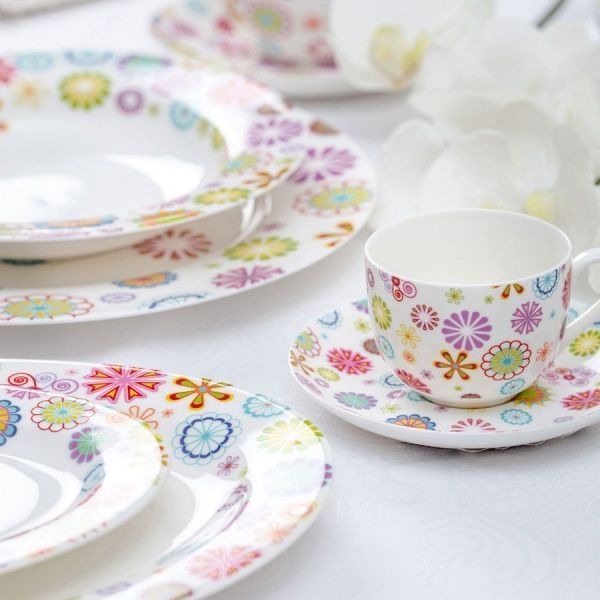 Тарелка десертная Blumen 19 см 21-244-011 Krauff