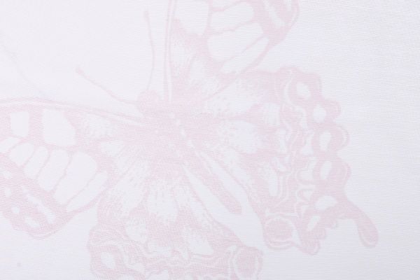 Тканина тюлева Декостиль w356 7302/28 білий з рожевим