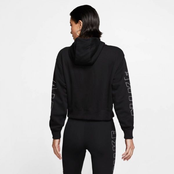 Джемпер Nike W NSW AIR HOODIE FZ FLC BB CJ3041-010 р. S чорний
