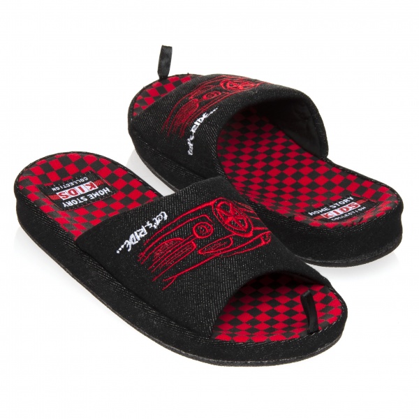 Тапочки детские для мальчика Home Story р.32 черный 210852-15 