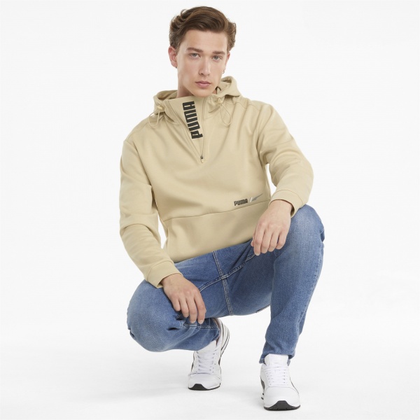 Джемпер Puma RAD CAL Half Zip 58938920 р. S бежевый