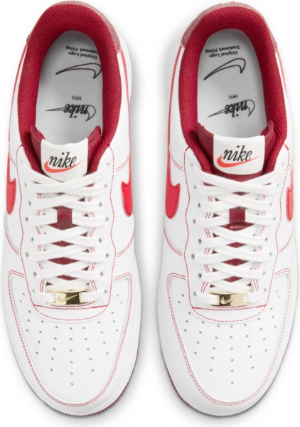 Кроссовки Nike Nike Air Force 1 '07 DA8478-101 р.US 9,5 бело-красный