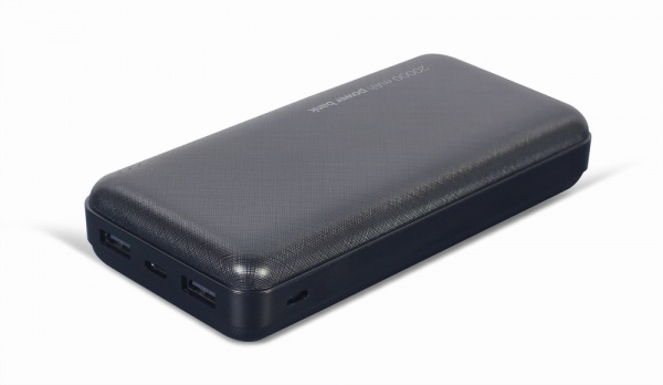 Внешний аккумулятор (Powerbank) Gembird PB20-02 20000 mAh black (PB20-02) 20000 mA 