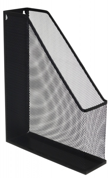 Лоток для паперів вертикальний метал 25х72х32 см чорний Nota Bene