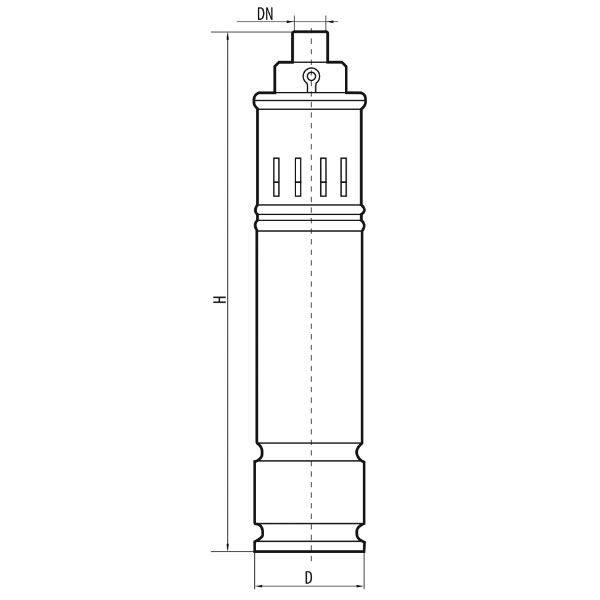 Насос погружной Sprut скважинный 3S QGD 1-65-0,75