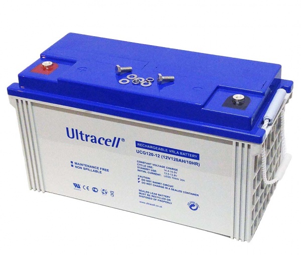 Батарея аккумуляторная Ultracell UCG120-12, 12В, 120Ач