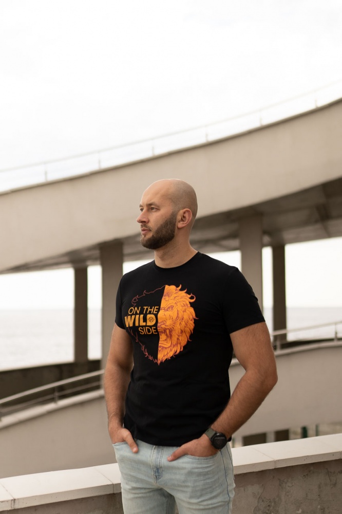 Футболка LOGOS-Tac з нанесенням Лев 04-09-00-0060 р.L різнокольоровий