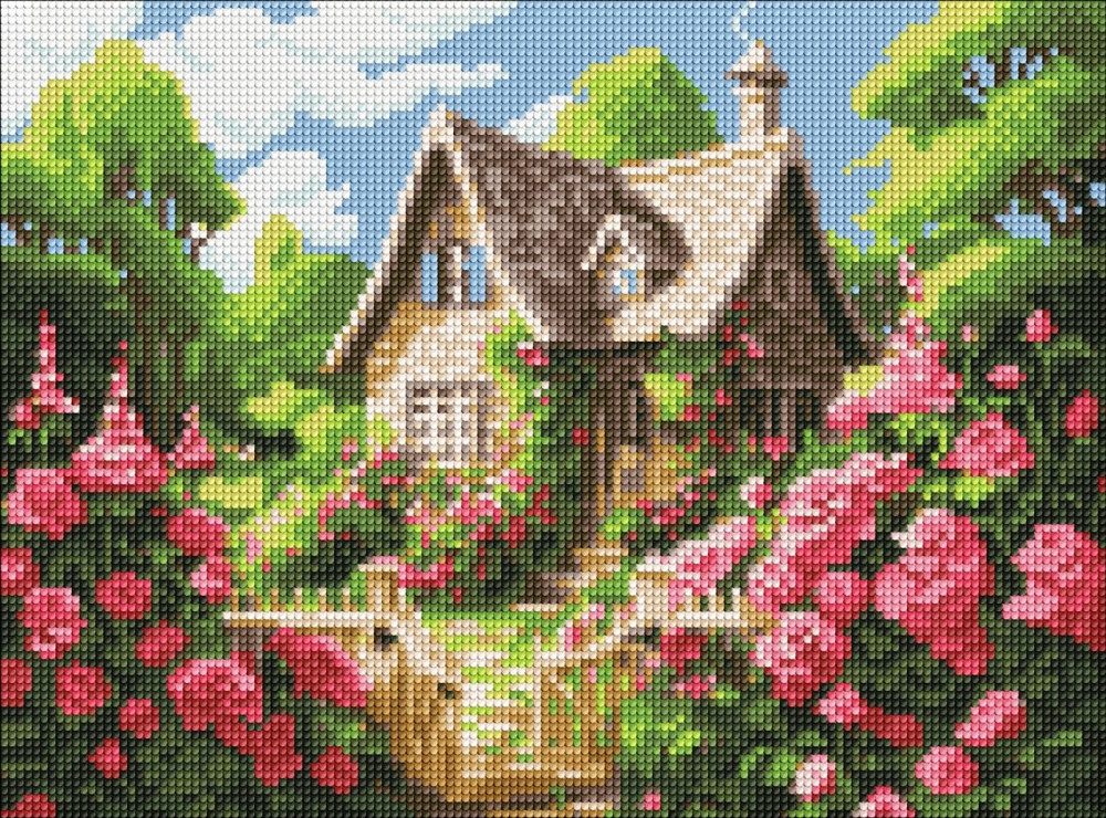 Алмазная мозаика Уютный домик ©art_selena_ua Ideyka