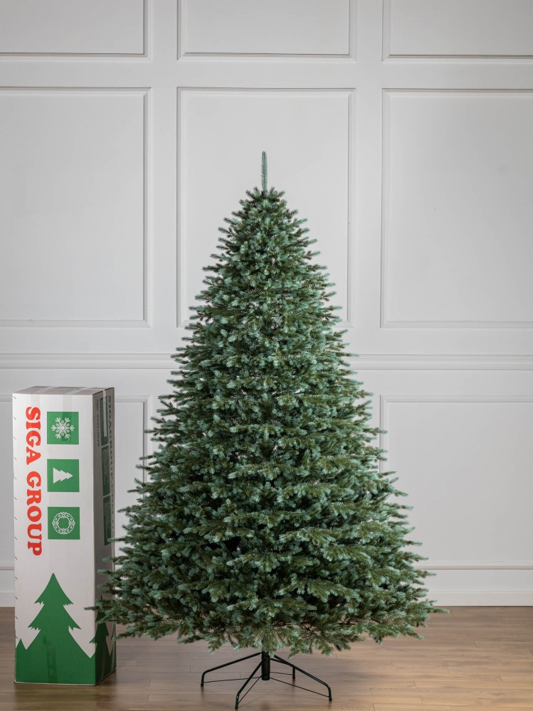 Штучна ялинка лита Аляска 2,50 м зелено-блакитний Siga Group