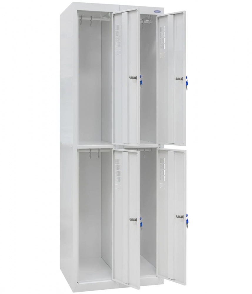 Шафа для одягу для шафи УХЛ-Маш ШОМ-300/2-4 уп (1800х600х500, подвійна, 4 комірки)