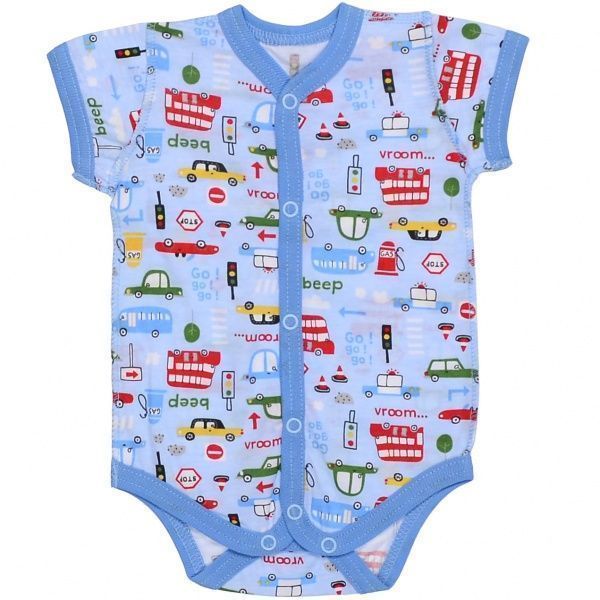 Боді дитяче Татошка 14187мшн р.68 блакитний 