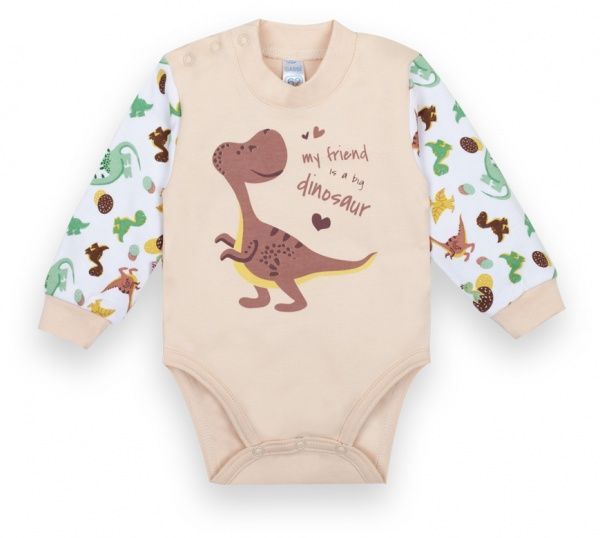 Боді Габбі Зооленд р.74 бежевий BD-20-21-1 