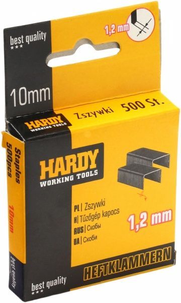 Скоби для ручного степлера KAEM 10 мм тип 140 (G) 500 шт. 2241-650010