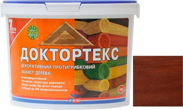 Лазурь ІРКОМ Доктортекс ИР-013 вишня шелковистый мат 10 л