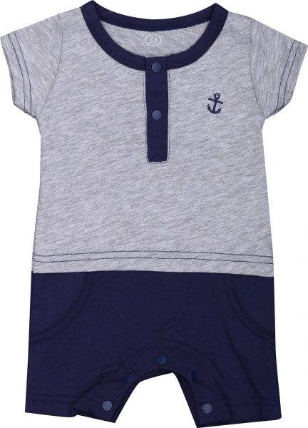 Комбинезон Фламинго 637-129 р.62 серый с синим 