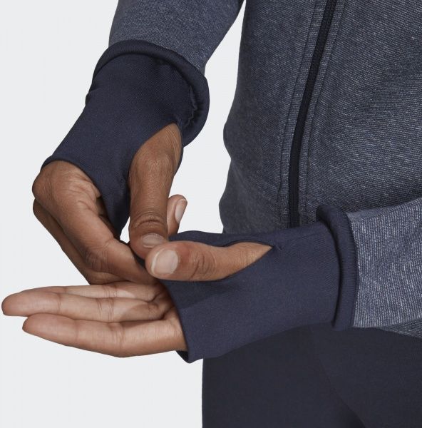 Джемпер Adidas W VER FZ HD FL4213 р. M темно-синій