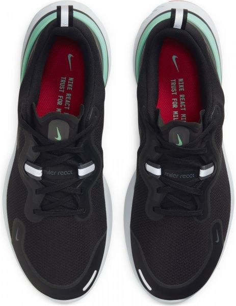 Кроссовки Nike React Miler CW1777-013 р.US 10,5 черный