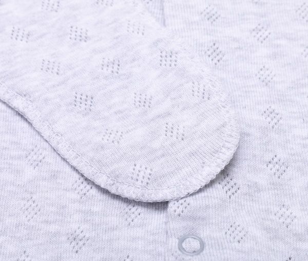 Комбинезон детский унисекс Minikin р.50 серый меланж 211290550 