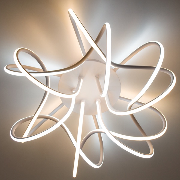 Люстра светодиодная Luminaria R600 80 Вт белый матовый LIANA MUSE 80W WHITE 