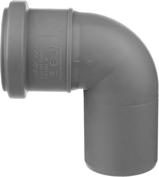 Колено Valsir Valsir ПП d50x87°