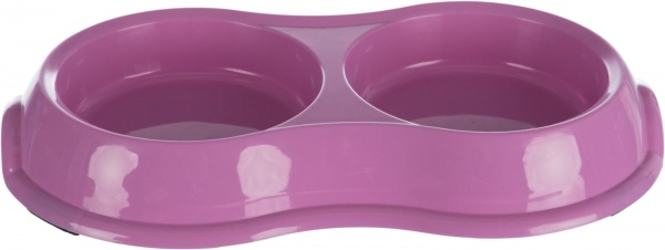 Миска Trixie для котів подвійна пластик 2x0.2 л 11 cм (249985)