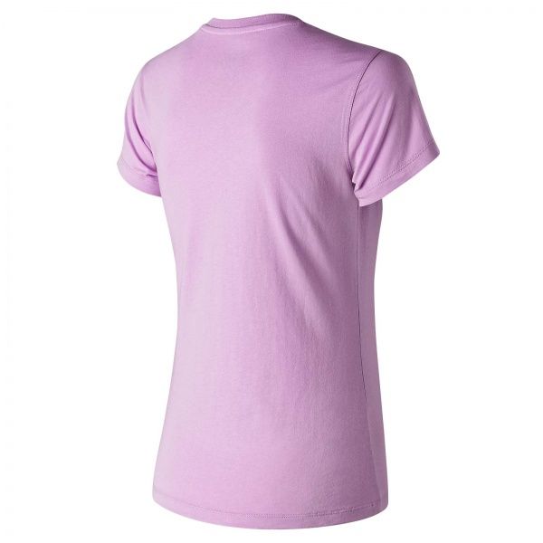 Футболка New Balance ESS. STACKED LOGO WT91546DVG S бузковий