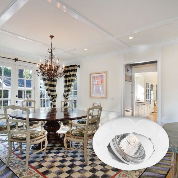 Светильник точечный LightMaster DL6022 2 шт./уп. MR16 50 Вт G5.3 белый 