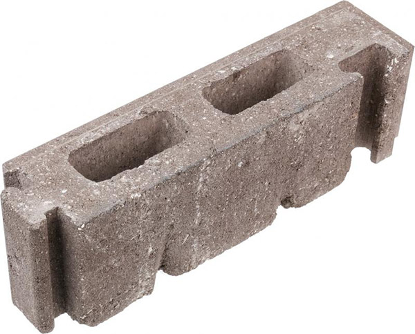 Элемент столба Кая 75x235x75 мм коричнево-белый Моноліт-Брук 