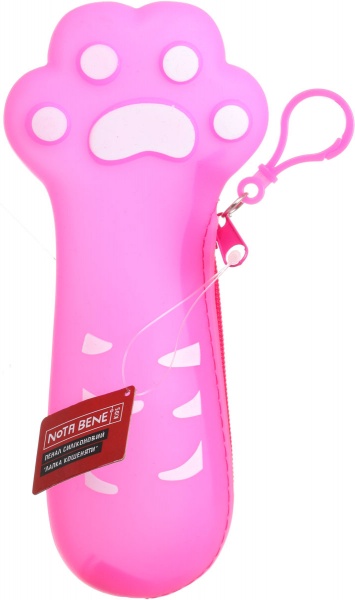 Пенал Лапка котенка Nota Bene розовый