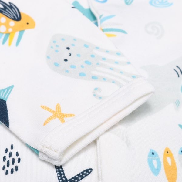 Комбинезон детский ТМ Софія Atlantic р.62 белый с голубым 210162 