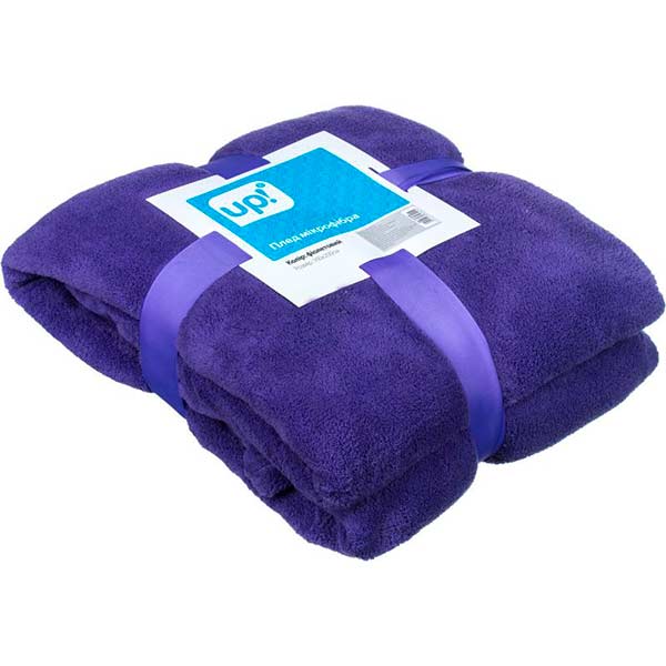Плед микрофибра Underprice фиолетовый 160x200 см