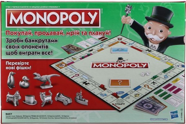 Гра настільна Hasbro Монополія українська версія C1009657