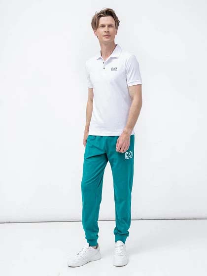 Штани EA7 TROUSER 3LPP57-PJCSZ-1839 р. S бірюзовий
