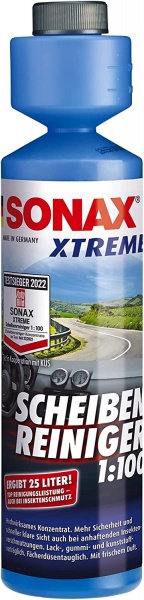 Омыватель стекла концентрат 1:100 SONAX Xtreme Scheiben Reiniger 250 мл