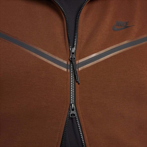 Джемпер Nike TCH FLC HOODIE FZ WR CU4489-259 р. 2XL коричневый