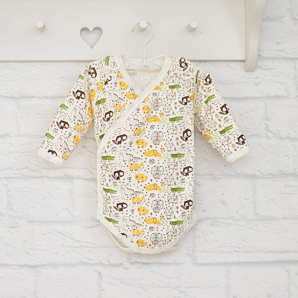 Боді унісекс Blanka Тваринки р.74 білий 12887 