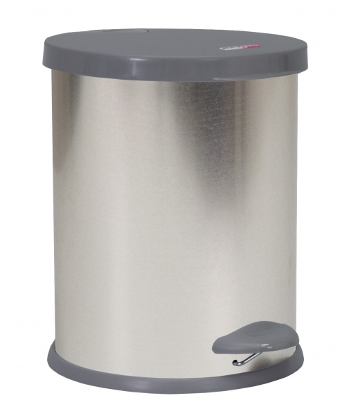 Відро з педаллю Eurogold HERMES 4 л срібний 801304