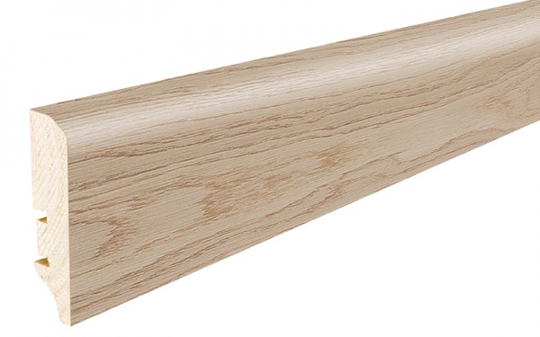 Плинтус шпон Barlinek дуб кремовый 16x60x2200 мм 