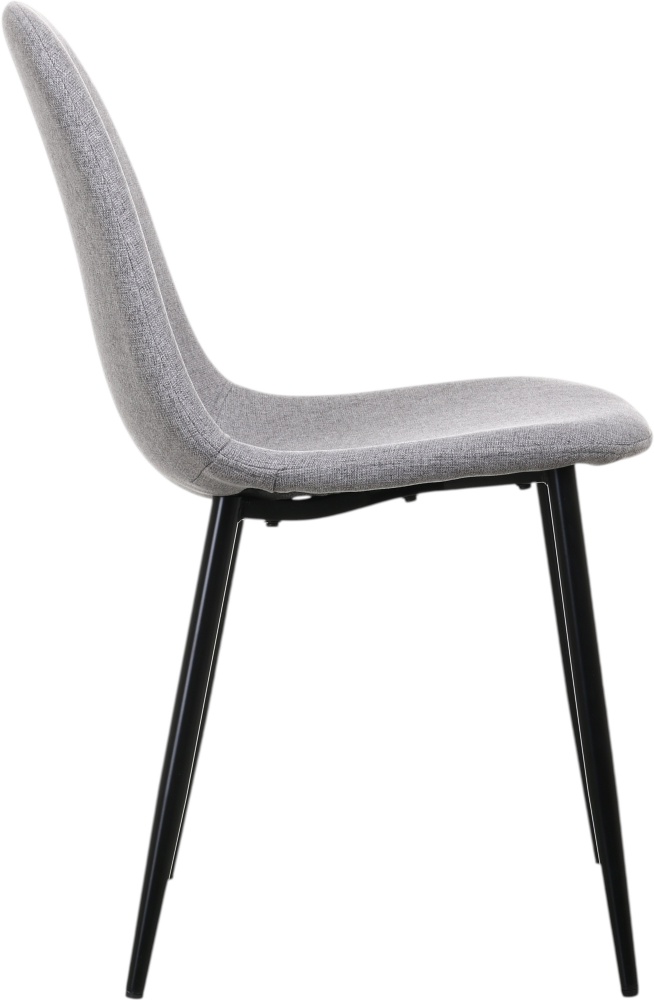 Стул обеденный Центр Меблів REED 44х51х84 см (UF862-07) светло-серый / черный
